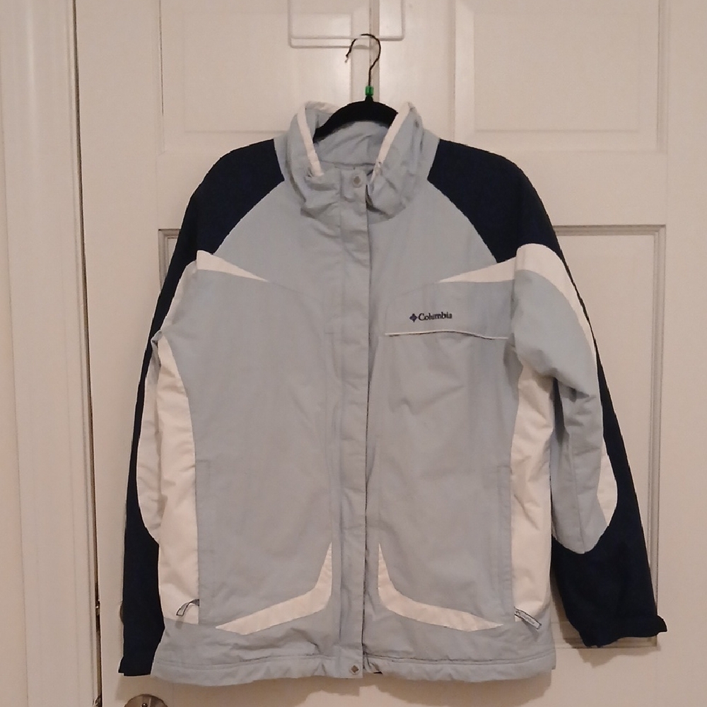 Columbia Sky Blue and Navy Jacket